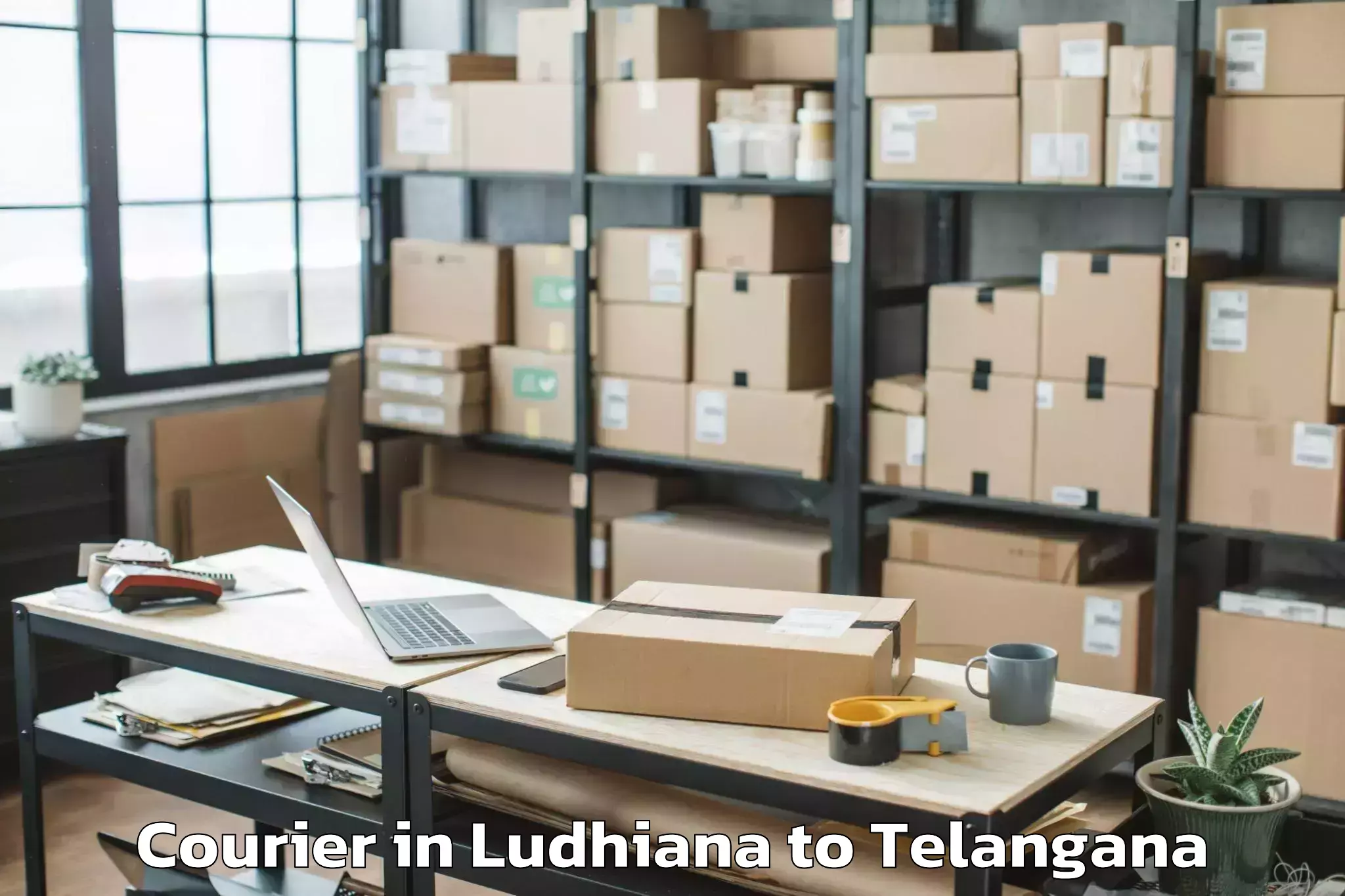 Easy Ludhiana to Nadigudem Courier Booking